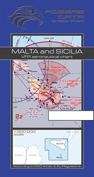Rogers Data - Malta & Sicilia VFR Chart